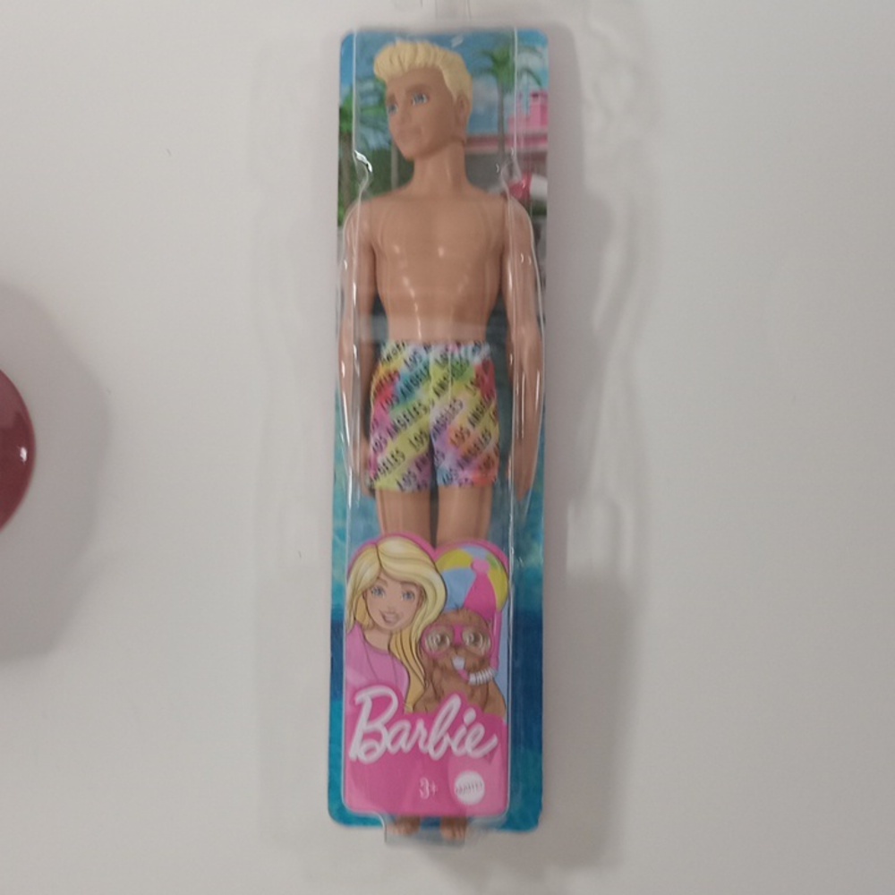 NWT Barbie Ken Doll Matel Beach Blonde Los Angeles